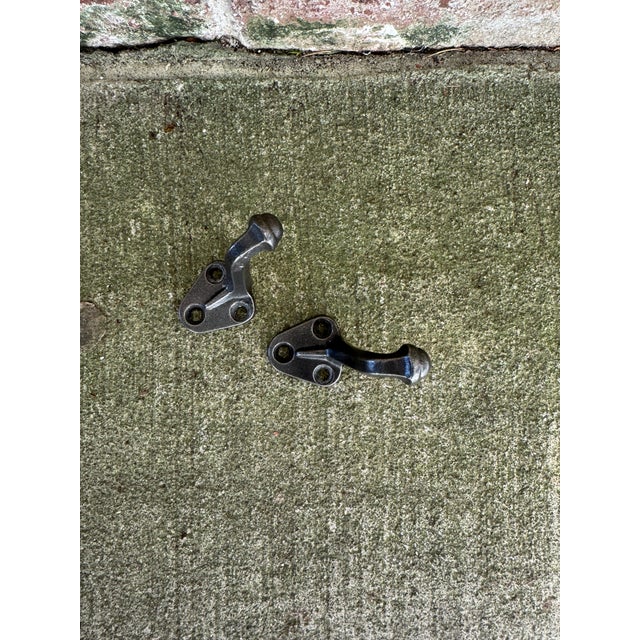 Vintage, Gunmetal Wall Hook For Sale - Image 4 of 10
