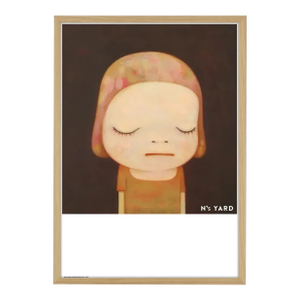 Yoshitomo Nara, Dead of Night, 2018 - Oak Frame