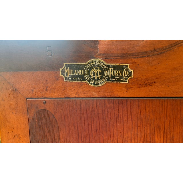 Vintage Milano Furniture Co. Louis XV Style Carved Curio Cabinet For Sale - Image 16 of 16
