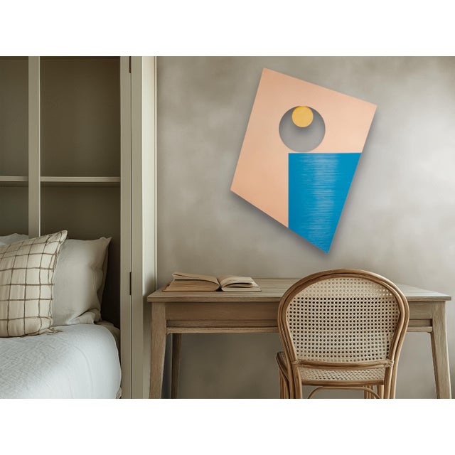 Contemporary Abstract Copper Steel Oil & Spray Paint "Plinth 23" by Tom Henderson For Sale - Image 4 of 10