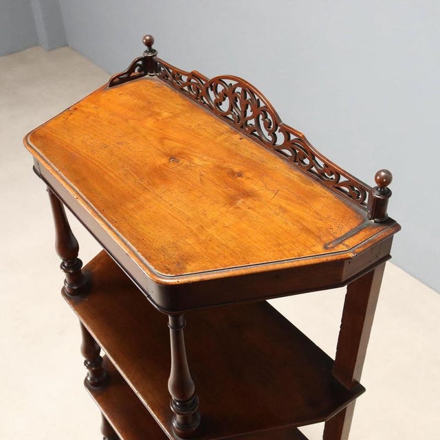 Louis Philippe Walnut Shelf For Sale - Image 6 of 9