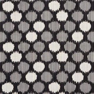 Sample - Schumacher Cirque Velvet Fabric in Carbon For Sale