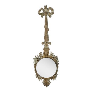 19th C. French Carved Mirror For Sale