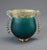 Japanese Green Art Glass Vase by Kuniaki Kuroki, 1990s For Sale - Image 13 of 13