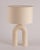 Ecru Ceramic Arko Table Lamp by Simone & Marcel For Sale - Image 4 of 17