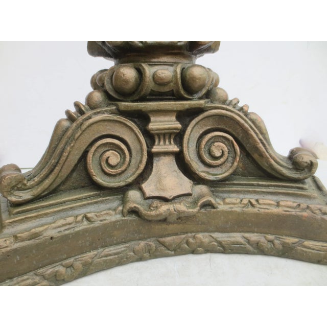 Ecclesiastical Terra Cotta Flag Stand For Sale - Image 10 of 11