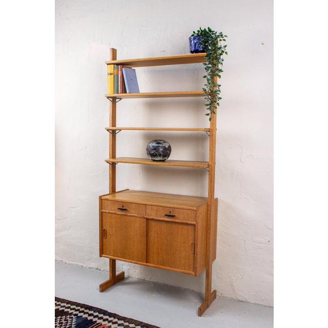 Mid-Century Modern Mid-Century Oak Bookcase from Ikea, 1960s For Sale - Image 3 of 18