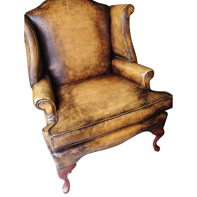 Elevate Your Space With This Rare Vintage Wingback Chair From the Renowned Douglas Furniture Company. For Sale - Image 12 of 12