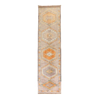 Vintage Zabihi Collection Turkish Anatolian Runner - 2'8" x 14'5" For Sale
