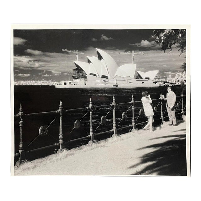 Original Kerry Dundas "sydney Opera House Under Construction" Australia Photo For Sale