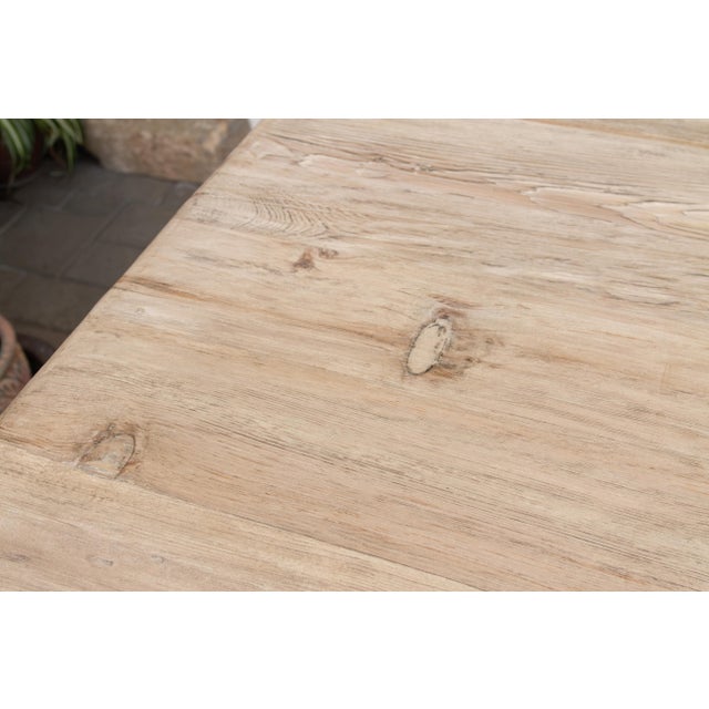 Languedoc, 108" Reclaimed Wood Tavern Dining Table For Sale - Image 9 of 14