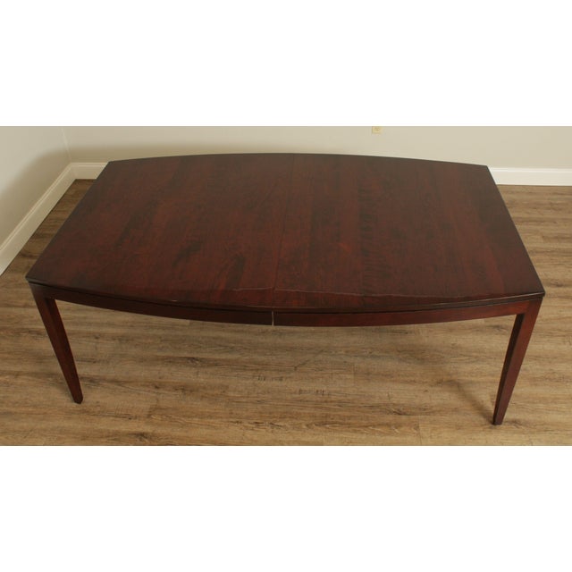 Stickley "Metropolitan Collection" Solid Cherry Boat Shaped Dining