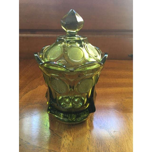 Glass 1950s Fostoria Coin Glass Candy Dish For Sale - Image 7 of 7