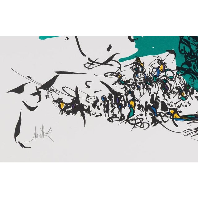 Raymond Moretti, Rimbaud's Illuminations, Lithograph For Sale - Image 4 of 6