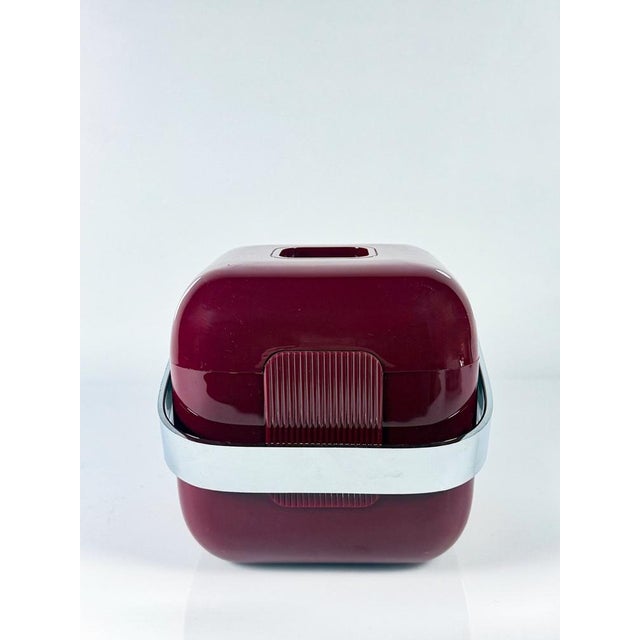 Amanda Ice Bucket in Acrylic Glass by Ambrogio Pozzi for Guzzini, 1980s For Sale - Image 9 of 9