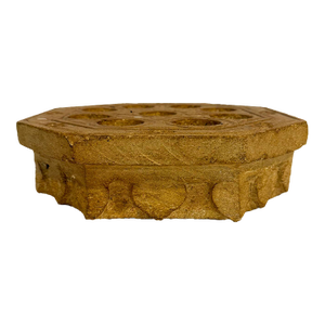 Carved Stone Candle Holder