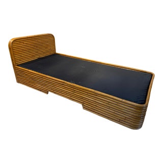 Tiki Rattan Twin Bedframe by Luzon Rattan Industries For Sale