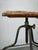 Wood Industrial Height-Adjustable Swivel Workshop Chair, Former Czechoslovakia, 1940s For Sale - Image 7 of 16
