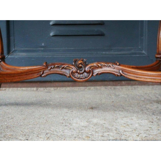 Viennese Baroque Desk in Walnut For Sale - Image 9 of 15