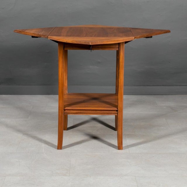 Art Deco Game Table in Walnut Wood For Sale - Image 9 of 16