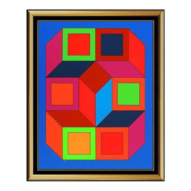 Mid 20th Century XICO 4, Victor Vasarely For Sale