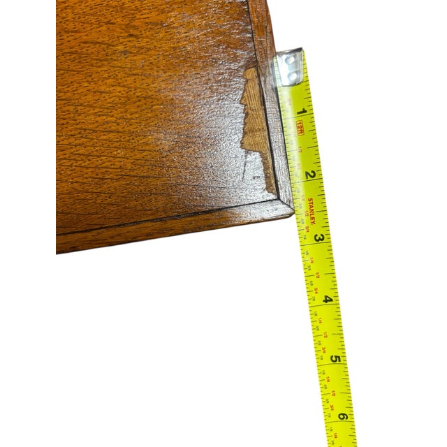 1920s Carved Oak Sideboard Bar For Sale - Image 6 of 8