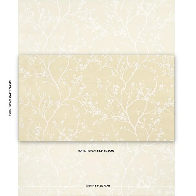 Twiggy Silk is a delicate yet graphic mid-scale pattern that brings the outdoors in, with beautiful flowering branches...