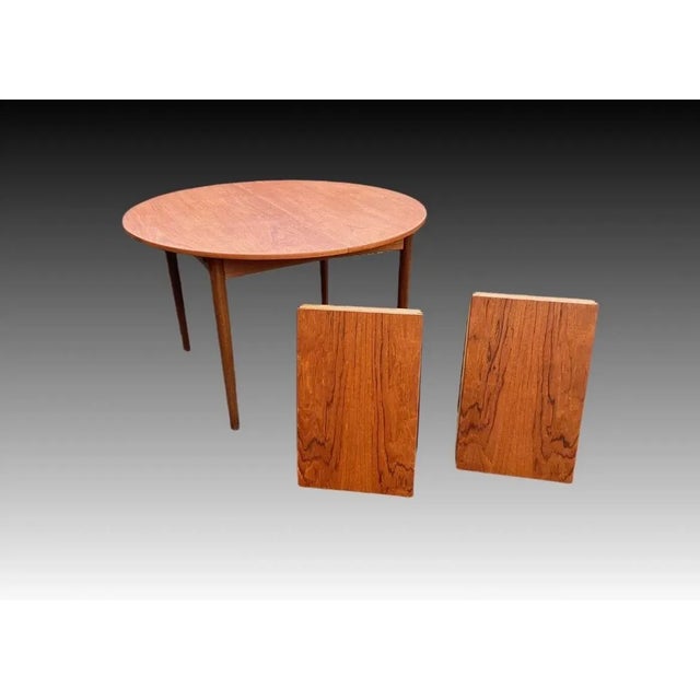 Danish Extendable Dining Table by W. J. Clausen for Brande Mobelfabrik For Sale - Image 5 of 18