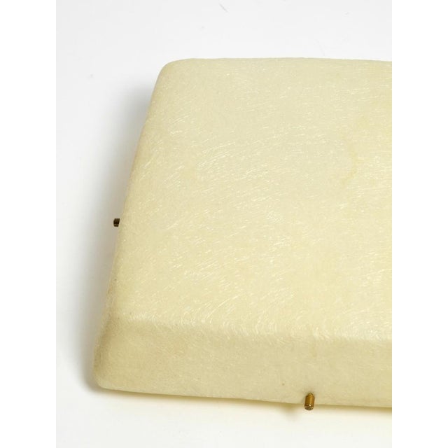 Mid-Century Modern Square Fiberglass Ceiling or Wall Lamp, 1950s For Sale - Image 12 of 18