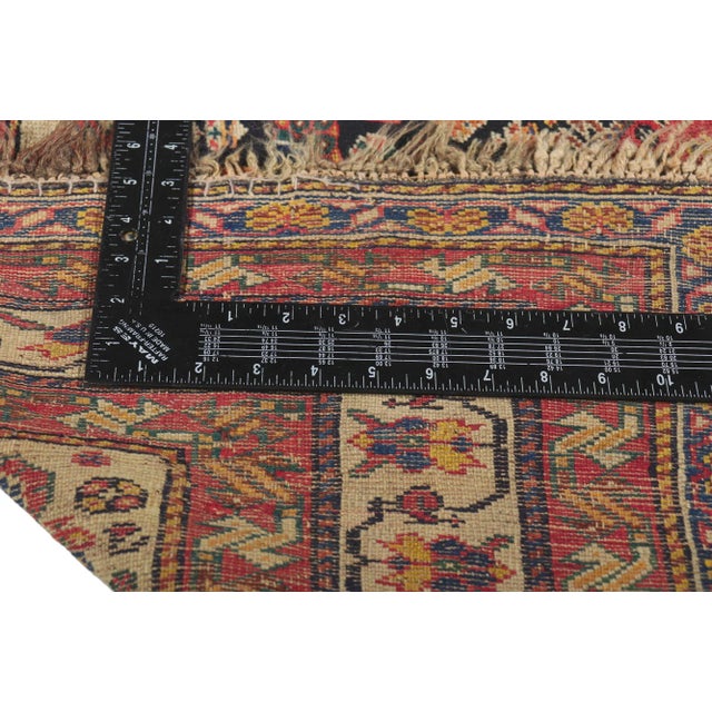 Early 20th Century Antique Persian Shiraz Rug Runner, 03'03 X 10'11 For Sale In Dallas - Image 6 of 10