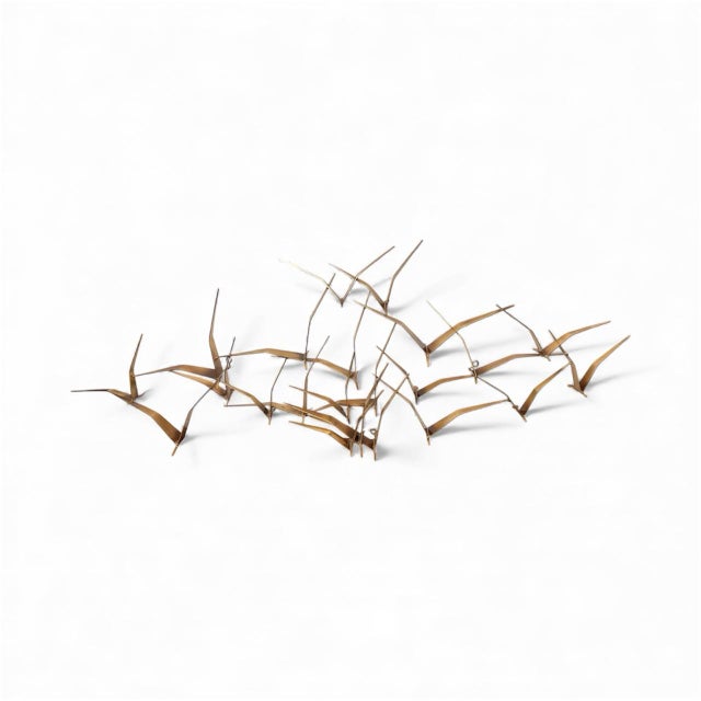 Mid-Century Modern 1980s Birds in Flight For Sale - Image 3 of 6