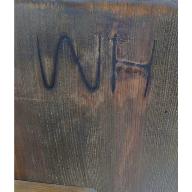 Historic 16 Foot Live Edge Single Slab Table For Sale - Image 14 of 18