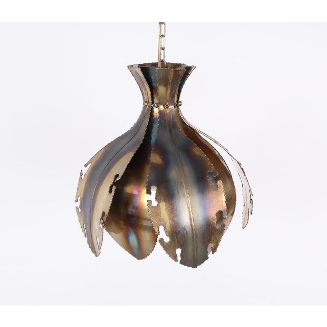 1960s Brass Union Pendant Lamp by Svend Aage Holm Sørensen for Holm Sørensen & Co, 1960s For Sale - Image 5 of 9