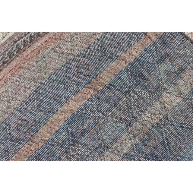 Antique Konya Oushak Rug With Soft Sage, Taupe, Sand, and Muted Rust Tones For Sale - Image 13 of 13