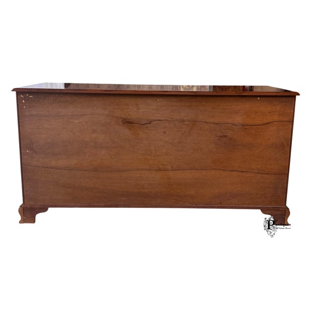 Vintage Craftique Chippendale Style Solid Mahogany Dresser For Sale - Image 9 of 12
