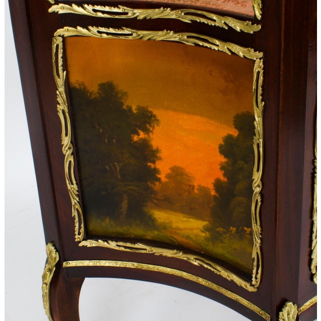 Antique 19th Century French Vitrine Display Cabinet by Vernis Martin For Sale - Image 17 of 18
