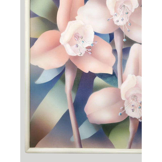 Pink 1985 Painting by Libertad Gomez For Sale - Image 8 of 12