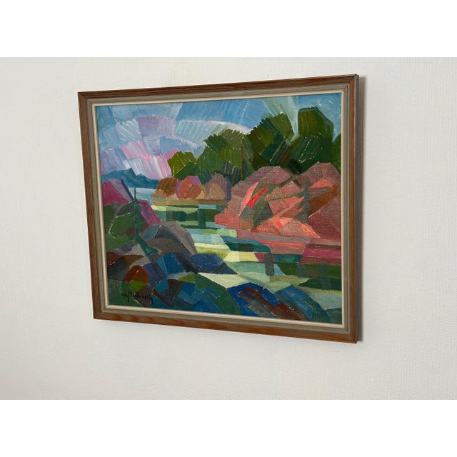Ulf Tedenstig, Autumn Landscape, 1960s, Oil on Canvas, Framed For Sale - Image 18 of 18