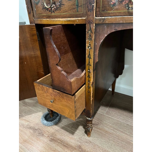1920s Antique Adams-Style Vanity and Bench - Set of 2 For Sale In Philadelphia - Image 6 of 7