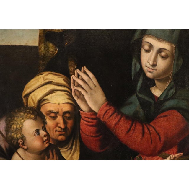 16th Century Scipione Pulzone, Madonna and Child, 1590, Oil on Canvas For Sale - Image 5 of 16