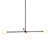 Not Yet Made - Made To Order Globe Chandelier 4, Black, 27.5in H, 5 Inch Glass Globes, by Research.Lighting, Modern, Minimal Hanging Light For Sale - Image 5 of 13