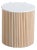 Trivana Side Table With White Marble Top by Loomlan For Sale
