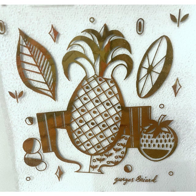 Mid-Century Modern Georges Briard Glass Tray For Sale - Image 3 of 6