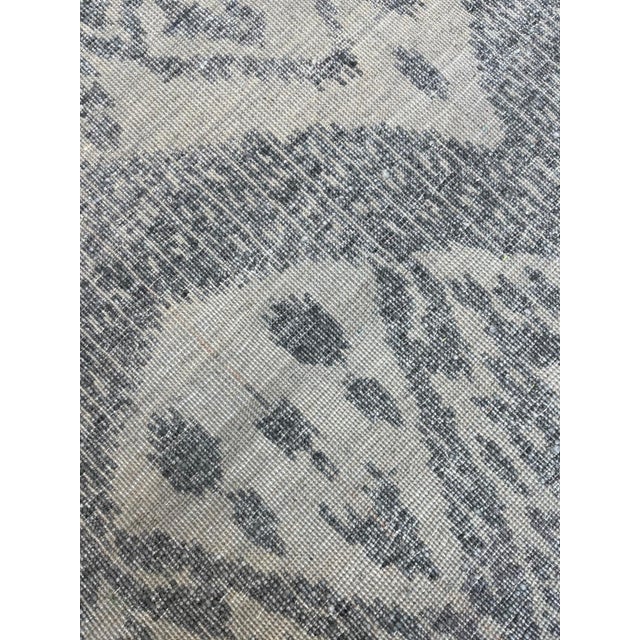 Modern Silk and Wool Modern Style Rug , 9'1 X 12'5" For Sale - Image 3 of 4