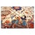 Textile Persian Serapi 7x11 Ivory, Rust, & Blue Recreation Handmade Area Rug #1141228 For Sale - Image 7 of 11