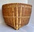 Wood 1960's Asian Wicker and Bamboo Basket Made in the People's Republic of China For Sale - Image 7 of 12