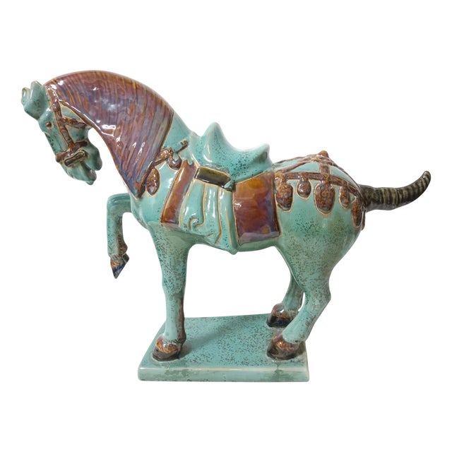 Tang Dynasty Style Terracotta Horse, 1970s For Sale