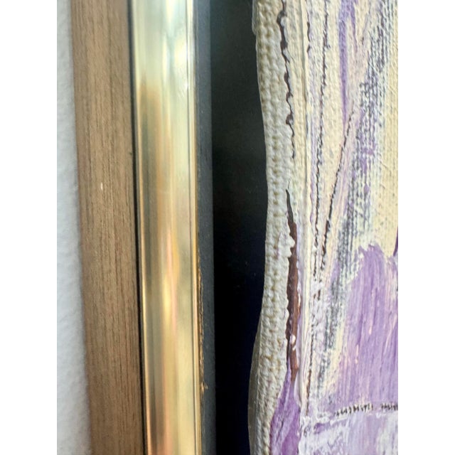 1980s Juan Sánchez Signed Abstract Expressionist Painting For Sale - Image 9 of 11