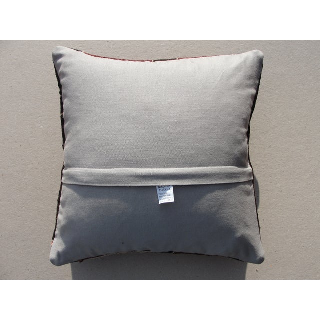 Kilim Rug Pillow Cover 16" For Sale - Image 12 of 12