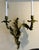 French Antique Pair French 19th Century Louis XV Gilt Bronze Two Light Wall Sconces For Sale - Image 3 of 18